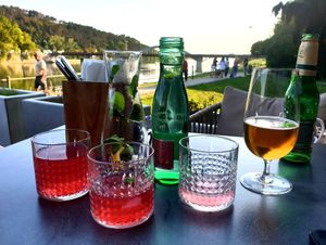 Drinks with homemade lemonade. at Organila Food & Drinks in Piestany