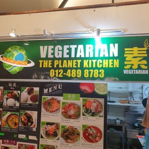 Stall at Vegetarian The Planet Kitchen in Perai