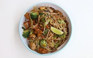 Vegan Pad Thai  at Bell Pepper in Dublin