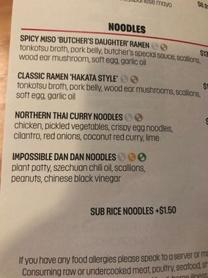 Menu at Fatt Root in Pleasantville