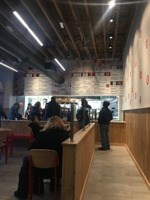 Line to order at Fatt Root in Pleasantville