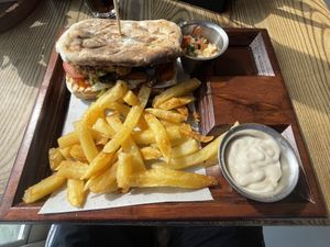 Veggie Burger  at Milly's in Machadodorp