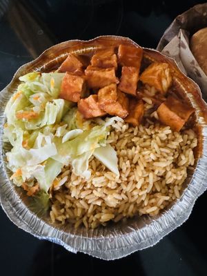 Jerk tofu bowl  at Desert Island Eatery in Phoenix