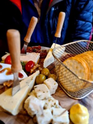 Cheeseboard dessert   at New Vegas in Haarlem