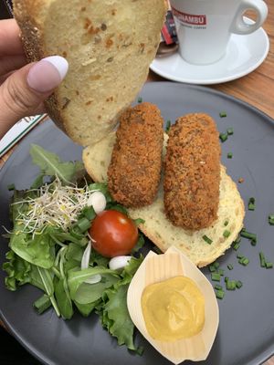 Dutch croquettes   at New Vegas in Haarlem