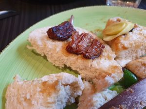 Stir fried redefined beef with veggies at New Vegas in Haarlem