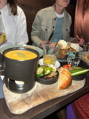 No-cheese fondue  at New Vegas in Haarlem