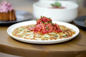 Scallion Pancake at New Vegas in Haarlem