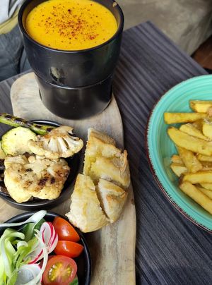 Cheese fondue at New Vegas in Haarlem