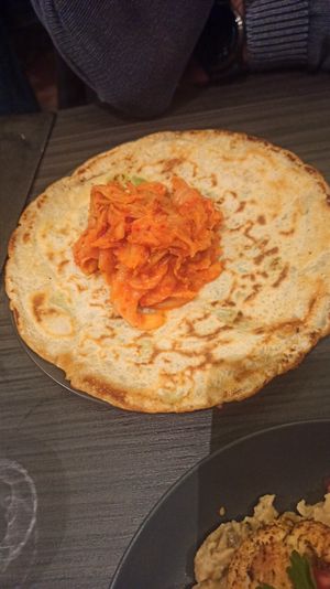 Kimchi pancake at New Vegas in Haarlem