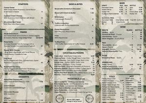 New Diner Menu Summer 2024 at New Vegas in Haarlem
