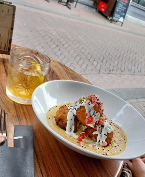 Malai Kofte and Icetea. at New Vegas in Haarlem