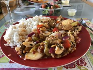 Sweet Chili “chicken" at New Vegas in Haarlem