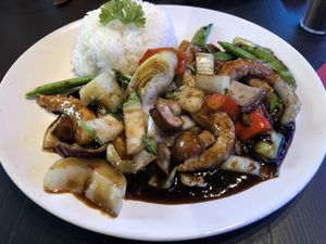 “Oyster Shrimps” (vegan) at New Vegas in Haarlem