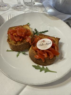 Bruschetta   at Bella Napoli in Bergamo