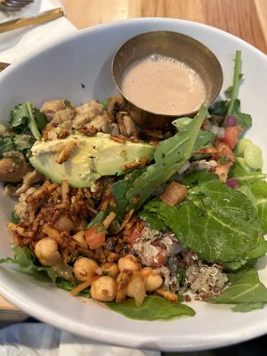 Kale quinoa salad with vegan chickn   at Tocaya Modern Mexican - Fashion Square in Scottsdale