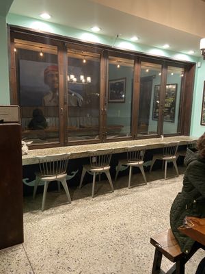 Seating at Haggo's in Encinitas