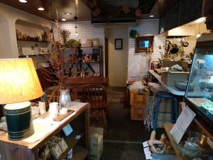 Interior at Monsoon Donuts in Maebashi