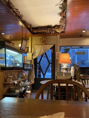 Cozy atmosphere at Monsoon Donuts in Maebashi