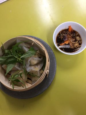 Dumplings 5 for 20k at Am Thuc Chay in Can Tho