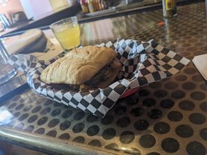 Brunch sandwich at Sputnik in Denver