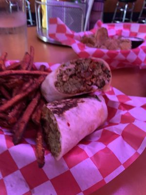 falafel and fries!!!   at Sputnik in Denver