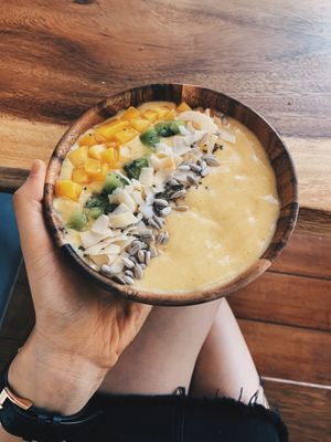Mango smoothie bowl (VEGETARIAN) at Hosay Bowl in Phuket