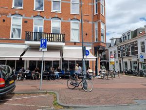On the corner with outdoor seating at Blend in Haarlem