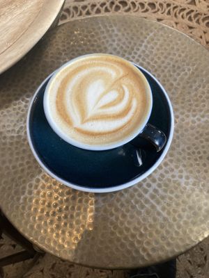 Love is in the cappuccino   at Blend in Haarlem