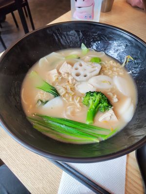 Vegan soup (No hot Spice Level) at Sonogong Maratang 손오공 마라탕 - Seogyo in Seoul