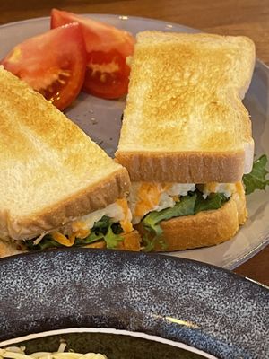 Potato salad sandwich   at This World is a Playground - 이 세계는 놀이터예요 in Seoul