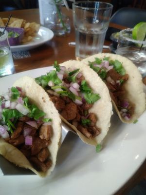 Carne Asada Tacos at Vegan Avenue in San Antonio