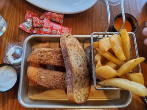 Chk'in strip basket at Vegan Avenue in San Antonio