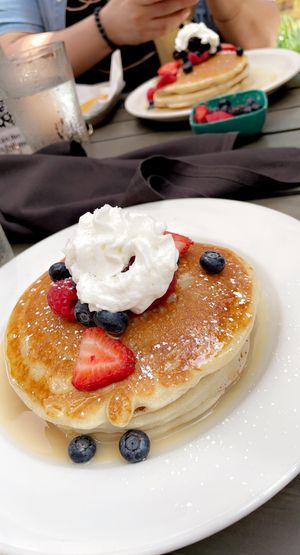 Tres Leches Pancakes 🥞  at Vegan Avenue in San Antonio