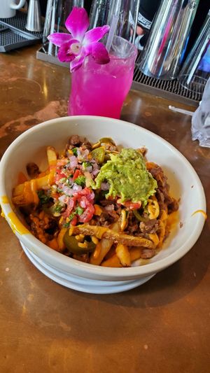 The best fries! at Vegan Avenue in San Antonio