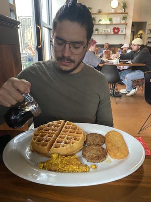 Vegan grand slam  at Vegan Avenue in San Antonio