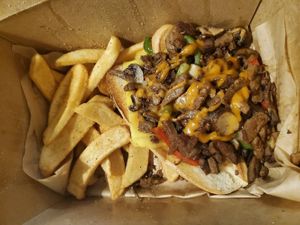 Philly Cheese Steak!!! at Vegan Avenue in San Antonio