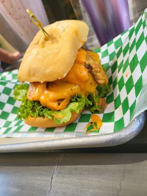 Classic Burger at Vegan Avenue in San Antonio