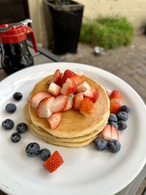 Best pancakes ever   at Vegan Avenue in San Antonio