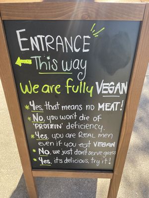 😉  at Vegan Avenue in San Antonio