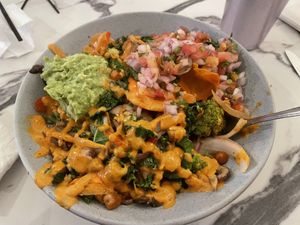  Veg fajita bowl  at Vegan Avenue in San Antonio