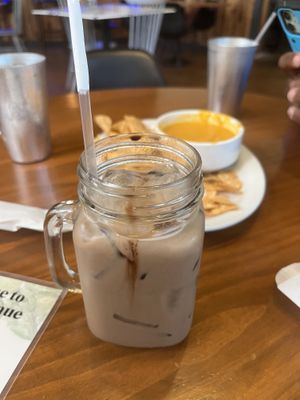Iced mocha..DELICIOUS!  at Vegan Avenue in San Antonio