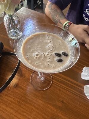 espresso martini   at Vegan Avenue in San Antonio