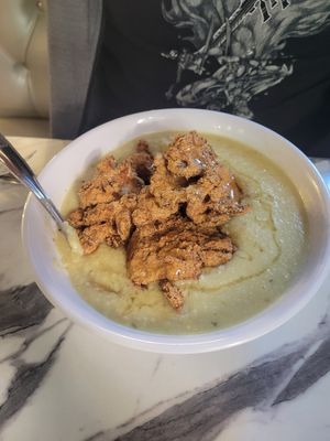 Shroom and Grits at Vegan Avenue in San Antonio