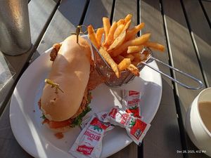 Po'boy at Vegan Avenue in San Antonio