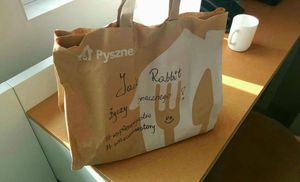 The burgers were so big we couldn't finish them. We took them home instead at Jack Rabbit in Poznan