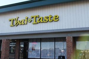 Outside at Thai Taste in Indianapolis