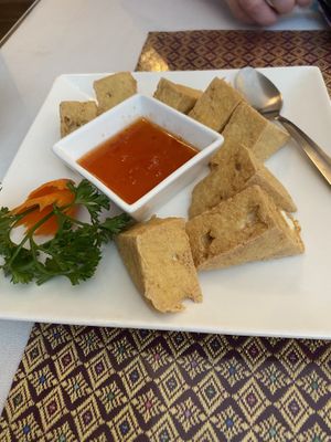Fried tofu  at Thai Taste in Indianapolis
