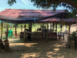 Cozy place at Ya Ti Organic Food & Garden in Mandalay