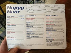 Happy Hour Menu 2-6PM  at Blue Sushi Sake Grill in Des Moines